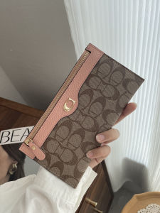 Ultra-Thin Long Womens Wallet Practical Zipper Handbag Luxury Small Luxury Trend Spring Autumn Seasonal Fashion Wallet