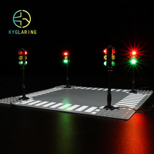 KEYUN | Traffic Light LED DIY Lego Accessories