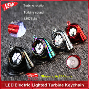 ⭐️【Local warehouse+COD】⭐Auto Car Turbo Sleeve Whistle Turbo Keychain Spinning Turbine Key Chain Ring Keyring  Key Ring Key Holder Accessoies
