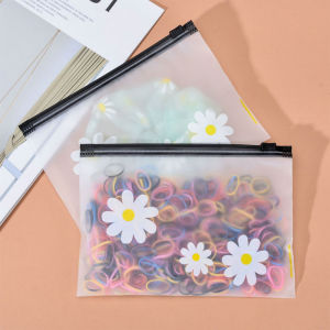 Zipper Bag Daisy Bag Headband Socks Towel Storage Bag Pull Tab Storage Bag