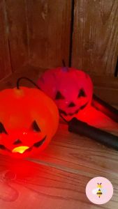 Pinky Bee Dekorasi Halloween Lampu LED Labu Tongkat 66164100