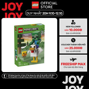 LEGO MINECRAFT 21582 Đồ Chơi Lắp Ráp Chicken Jockey (344 Chi Tiết)