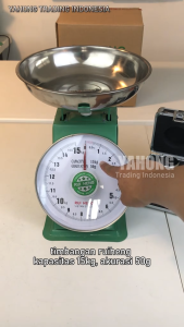 CROWN Timbangan Serbaguna 15KG Body Stainless Timbangan Manual