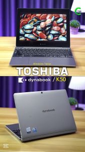 โน๊ตบุ๊ค/แท็บเล็ต Toshiba Dynabook K50 / 10.1 นิ้ว WXGA Touchscreen / RAM 4GB / SSD 64GB / USB-C / WiFi / Bluetooth / สินค้ามือสองสภาพดี มีประกัน by Comdee2you
