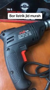 JLD J10-3 Mesin Bor Listrik 10 mm Bolak Balik Bor Besi Kayu Tembok Beton 380 Watt