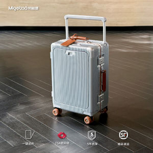 2025 New High-End Travel Suitcase with Wide Pull Rod Handheld Boarding Box for Women Fashionable Hardshell Suitcase