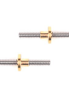 หมุดเกลียวเหล็กสแตนเลสสำหรับเครื่องพิมพ์ 3D พร้อมหัวเกลียวเหล็กสแตนเลสและหัวเกลียวทองแดง ขนาดต่างๆ