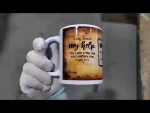 Coffee Mug with Bible Verse 11 OZ Sublimation Mug Design · Christian Gift· Chosen Treasure