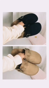 Women Suede Clogs Sandal Lightweight Slip On Stylish & Selesa Dengan Tapak Empuk Untuk Kegunaan Harian
