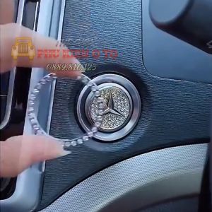 Vòng Đá- Logo Trang Trí Nút Khởi Động START STOP Của Xe Hơi Bằng Đá Cực Sang Trọng