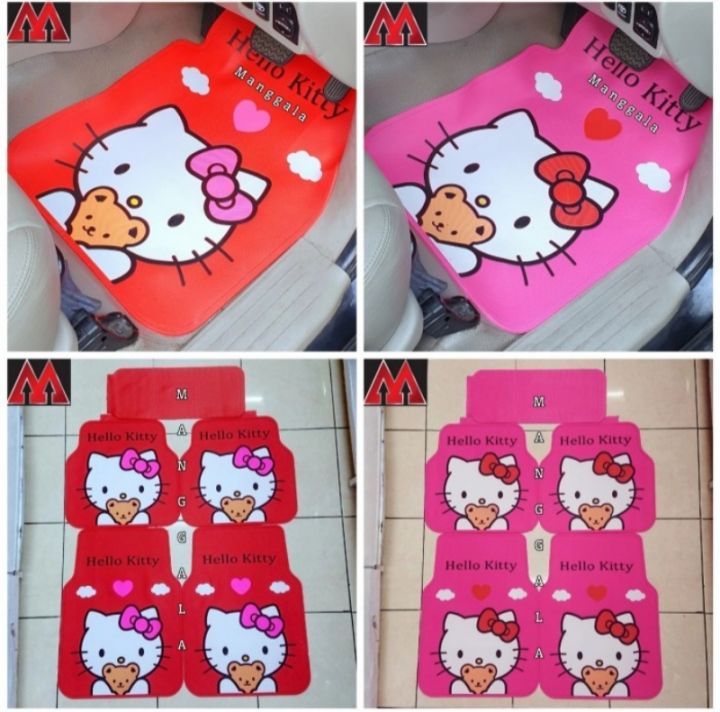 Karpet Mobil Hello Kitty Bear | Lazada Indonesia