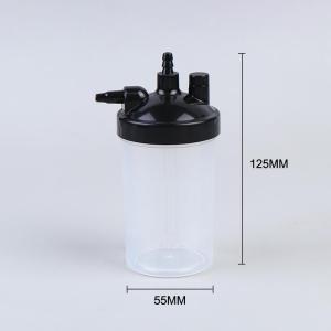 1Pcs Plastic Oxygen Bubbler Bottle Humidifier Water Humidification Bottle For Oxygen Regulator Concentrator Tool Accessories