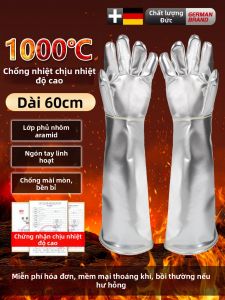 Găng Tay Công Nghiệp Chống Lửa Chịu Nhiệt 1000 Độ