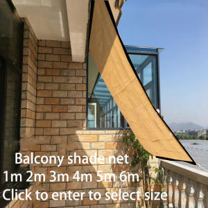 Heavy Duty Beige Sun Shade Net: Balcony/Garden Use Thick & Long-Lasting