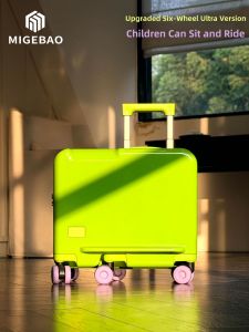 MIGEBAO | Upgraded Children Rideable Luggage