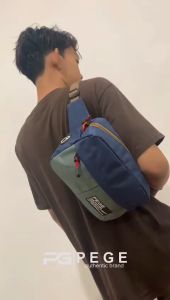 Tas Selempang PEGE Frey Slingbag Pria Model Kombinasi Trendy Casual - PG 8944
