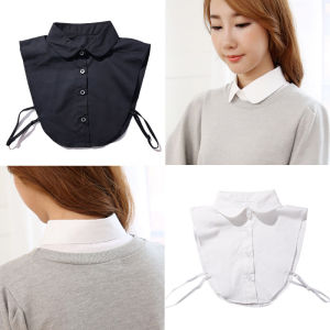 【♡Lovely girls house♡】Cotton Fake Collar Blouse Sweater Blouse Detachable Shirt Collar False Lapel Women Clothes Decoration