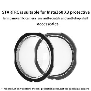STARTRC is suitable for Insta360 X3 protective lens panoramic camera lens anti-scratch and anti-drop shell accessories