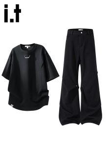 izzue | Summer Black Stylish Casual 2-Piece Set