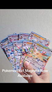 Pokemon Card Inspired Design Refrigerator Magnet