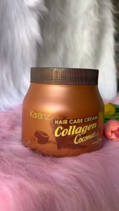 Hấp dầu KARANZ COLLAGEN 1000ml KEM HẤP TÓC phục hồi hư tổn giúp tóc mềm mượt óng ả sáng bóng
