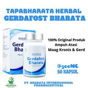 Obat Maag Kronis Akut Obat Maag Kronis Herbal Paling Ampuh 100% Original GERDAFOST BHARATA Terpercaya Bharata Herbal Original