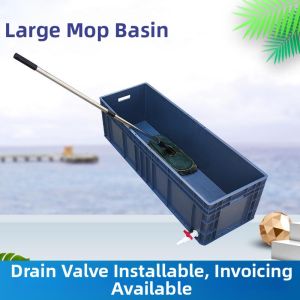 Large Rectangular Plastic Mop Bucket
