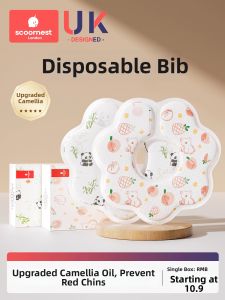 KESCOORL | Waterproof Baby Drool Bibs Non-pure Cotton Muslin