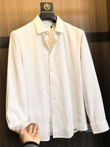 Áo Sơ Mi Nam Tay Dài Lót Lông Cừu Dày Mùa Đông Màu Trơn Cổ Bẻ Thường Ngày Thoải Mái Thoáng Khí Chống Thấm Nước