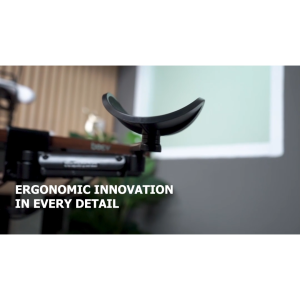 Boovi DE009 Arm Rest Black – Sandaran Tangan Sandaran Meja Kerja Komputer