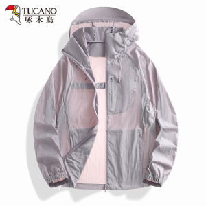 Áo Chống Nắng Ice Silk Mỏ Vịt Nhẹ Thoáng Khí Chống Tia UV Cho Nam Nữ Mùa Hè Ngoài Trời Câu Cá Áo Khoác Bảo Vệ Da