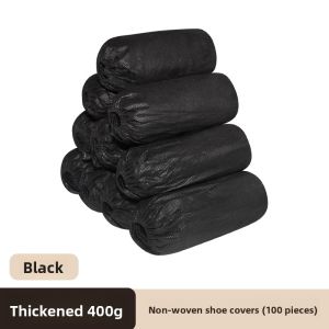 Disposable Thickened Non-woven Black Shoe Covers Indoor Use Dust-proof Breathable Dirty-proof for Men And Women Home Visitors