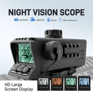 3.5X32 Digital Night Vision Scope with Video Recording | BDC Ranging | 7 Reticles | IP67 Waterproof for Rifle/Picatinny Rail