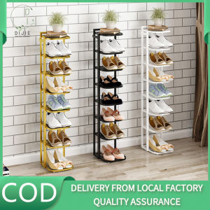 DIJIE Simple shoe rack shoe cabinet at the door multi-layer dust-proof shoe rack good-looking indoor and small space in the dormitory.