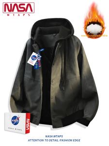 NASA WTAPS | Áo Khoác Nỉ Có Mũ Trùm Đầu 2 Mảnh