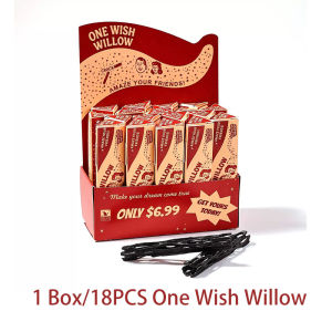 11cm One Wish Willow 3D Printed Obsession Stick Make A Vow Breakable Lucky Token with Retro Box Wedding Birthday Christmas Prop