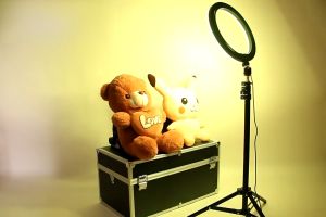 26/33cm Rgb LED Soft Ring light Selfie with Tripod Stand Multicolor Makeup Live Studio Lighting Kit