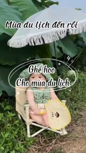 Ghế Ăn Dặm Cho Bé Gấp Gọn KidMart HOO BOOSTER Kiểu dáng Hàn Quốc Siêu Nhẹ Cho Bé Ghế Ăn Dặm Du Lịch