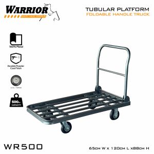 500Kg120x65cm PLATFORM TRUCK Heavy Duty Steel Foldable Hand truck Trolley/Cargo Pushcart