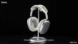 Hoco W65 Plus หูฟังบลูทูธไร้สาย แบบครอบหู ระบบตัดเสียงรบกวน ANC แบตอึด 45 ชม. รองรับ 2 ระบบ BT 5.4 / Aux 3.5mm