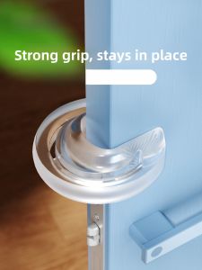 EUDEMON | Silicone Door Cards Kitchen Sliding Door Safety Anti-pinch Liquid Silicone Door Stopper For Push Pull Doors Round Arc Shape