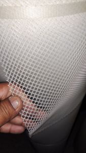 Plastic Screen Net 1/8  White 1 meter long White