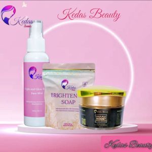 BRITHENING SOAP. GOLD JELLY. FACEMIST. PERAWATAN WAJAH