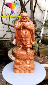Phật Di Lặc Đẹp - Đồ Decor Trang Trí Để Bàn - Quà Biếu Quà Tặng Gỗ Ý Nghĩa - Vật Phẩm Phong Thủy - Tượng Gỗ Decor - Tượng Gỗ Mỹ Nghệ - Tượng Phật Decor