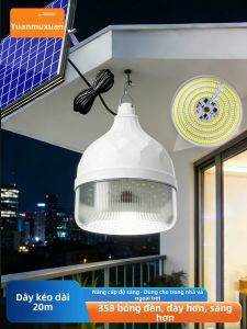 YUANMUXUAN | Đèn Sân Vườn Ngoài Trời Siêu Sáng Chống Nước Sử Dụng Năng Lượng Mặt Trời có Cảm Biến