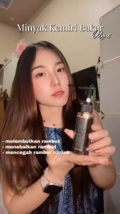Oilyns - Minyak Kemiri Bakar 100ml - Vitamin Rambut Penumbuh Rambut Brewok Alis Jenggot & Bulu Mata Menghitamkan Menebalkan Melebatkan Haircare Herbal