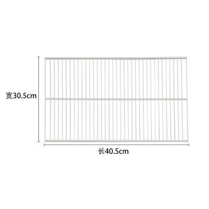 แผ่นตาข่ายเหล็กสีเทาดำ 3 มิติ หนาขึ้น โครงเหล็กเสริม แผ่นเหล็กสำหรับเก็บของ ระบายอากาศได้ดี ป้องกันรา ชั้นวางของ