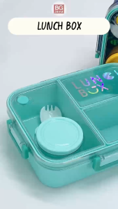 1420ml PP Portable Bento Leakproof Lunch Box with Spoon (BGJAYA)