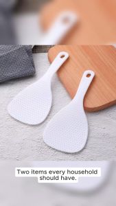 2pcs Rice Paddle - Plastic Food Spoon Scooper Spatula Plastic Serving Spoon Sandok RICE SPOON