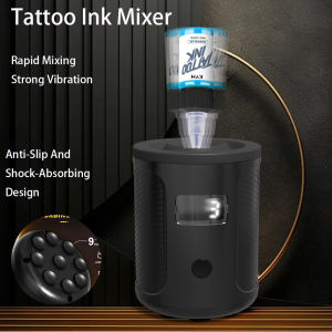 Wireless Tattoo Paint Shaker 1200mA Battery Three-speed Adjustment Vortex Shaker for Tattoo Ink Nails Polish Glue Shaking